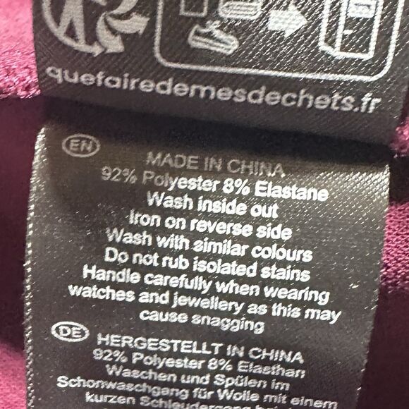 Hobbs London Leonora Dress Midi Long Sleeve warm plum Modest US Size 4 NWT - Picture 9 of 14